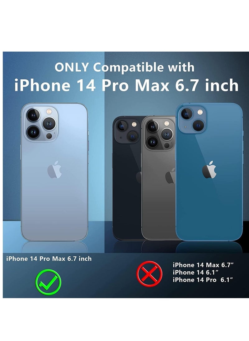 Raxoom Silicone Protective Case Compatible with iPhone 14 Pro Max Soft Liquid Gel Rubber Cover Shockproof Bumper Anti-Scratch Anti-Fingerprint Anti-Drop Slim Cover for iPhone (for iPhone 14 Pro Max) - Image 2