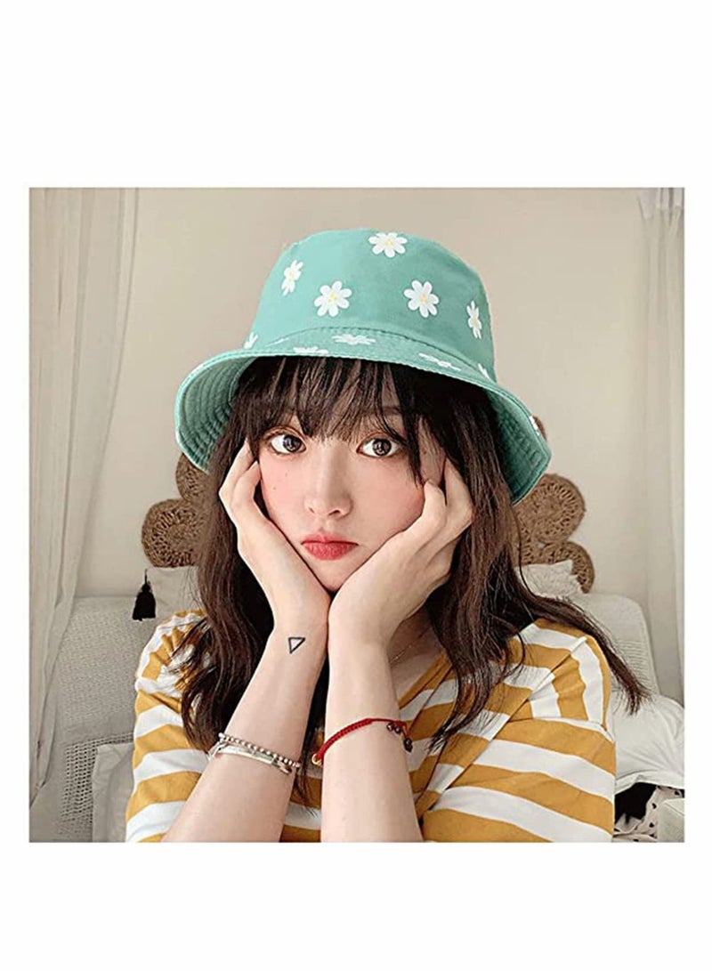 Excefore Bucket Hat Fisherman Hat Sun Hat Beach Sun Hat for Women Girls Outdoor Travel - Image 3