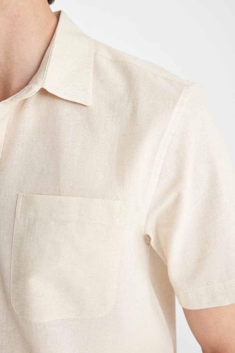 DeFacto Man Regular Fit Polo Collar Short Sleeve Shirt  - Image 5