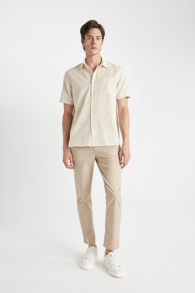 DeFacto Man Regular Fit Polo Collar Short Sleeve Shirt  - Image 2