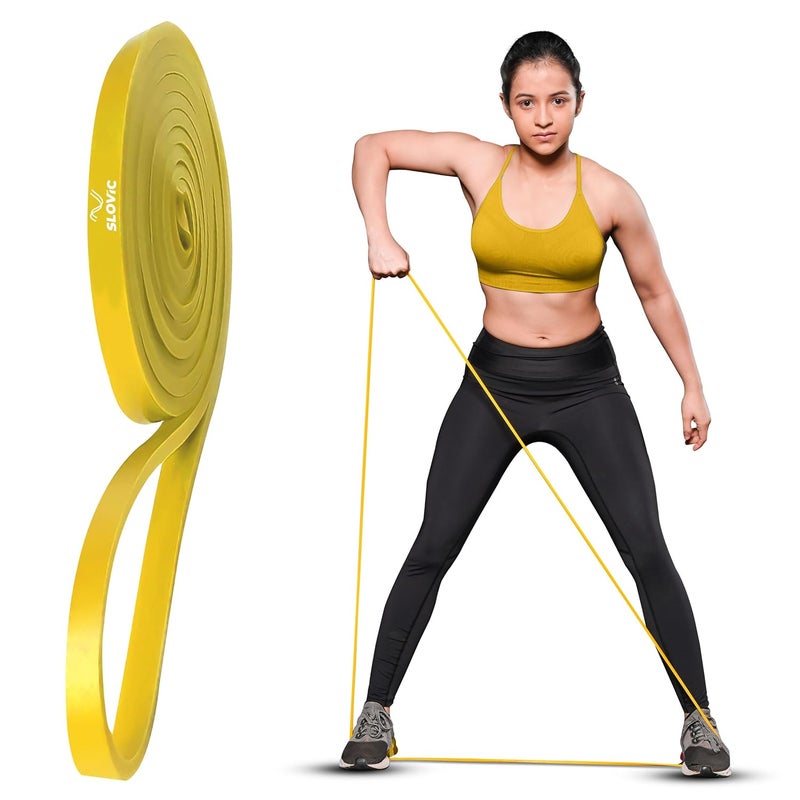 SLOVIC Resistance Band for Workout [Upto 5 KG] | Latex Free Resistance Band Set for Excercise & Stretching | Gym Equipment for Home Workout | Ideal for | Ideal for Men & Women - Image 1