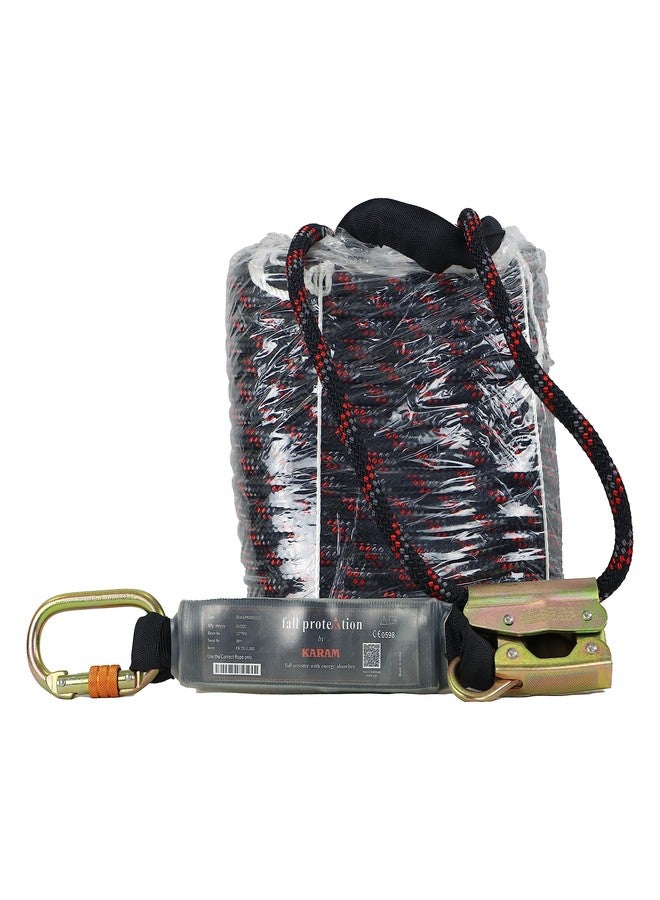 كرم | PN 2003(PN910K)-دليل مانع السقوط بحبل مع 10 أمتار | حبل تثبيت مرفق. - Image 1