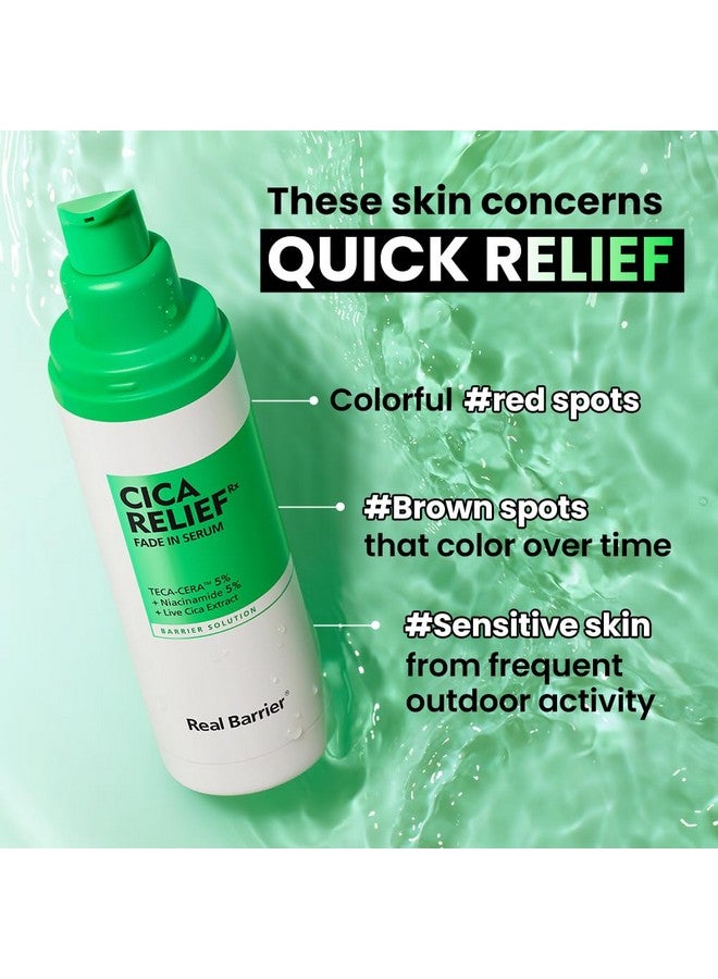Real Barrier Cica Relief Rx Fade In Serum 50Ml 1.69 Fl. Oz. Calming & Skin Recovery Face Serum Instant Relief From Skin Irritation Moisturizing & Soothing Serum For Sensitive Skin Korean Skincare - Image 2