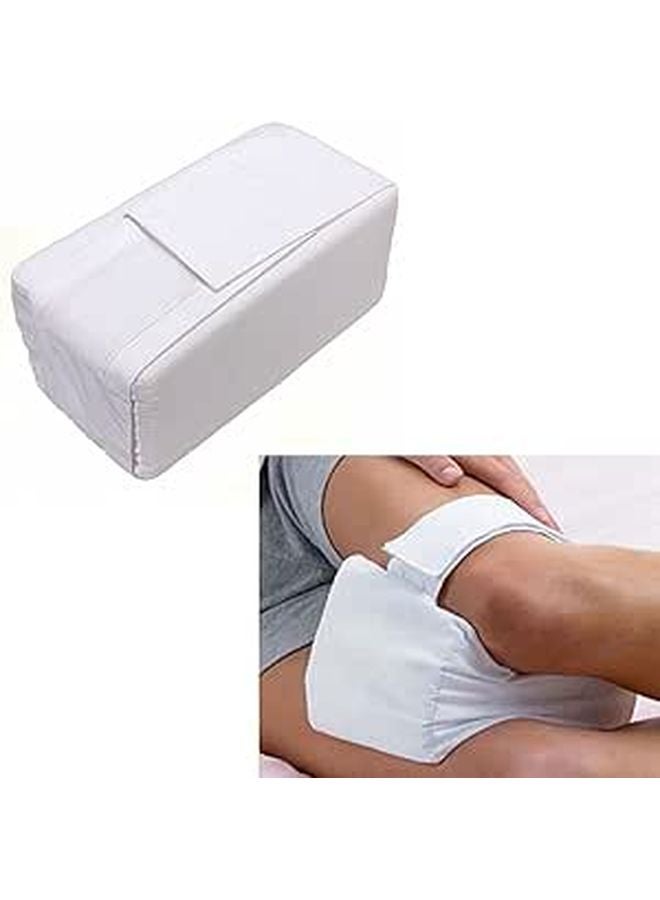 Leg Positioner Pillow For Knee And Back Pain Relief With Washable Cotton Cover - Image 1