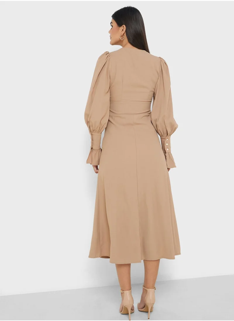 ELLA Puff Sleeve Dress