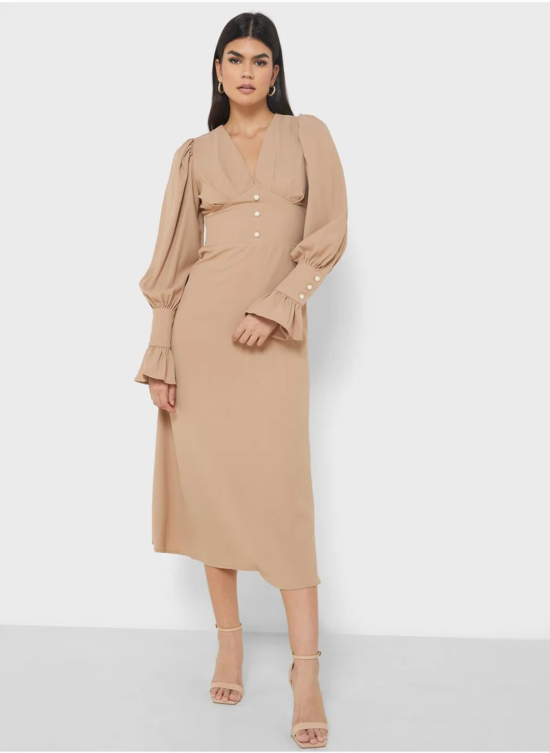 ELLA Puff Sleeve Dress