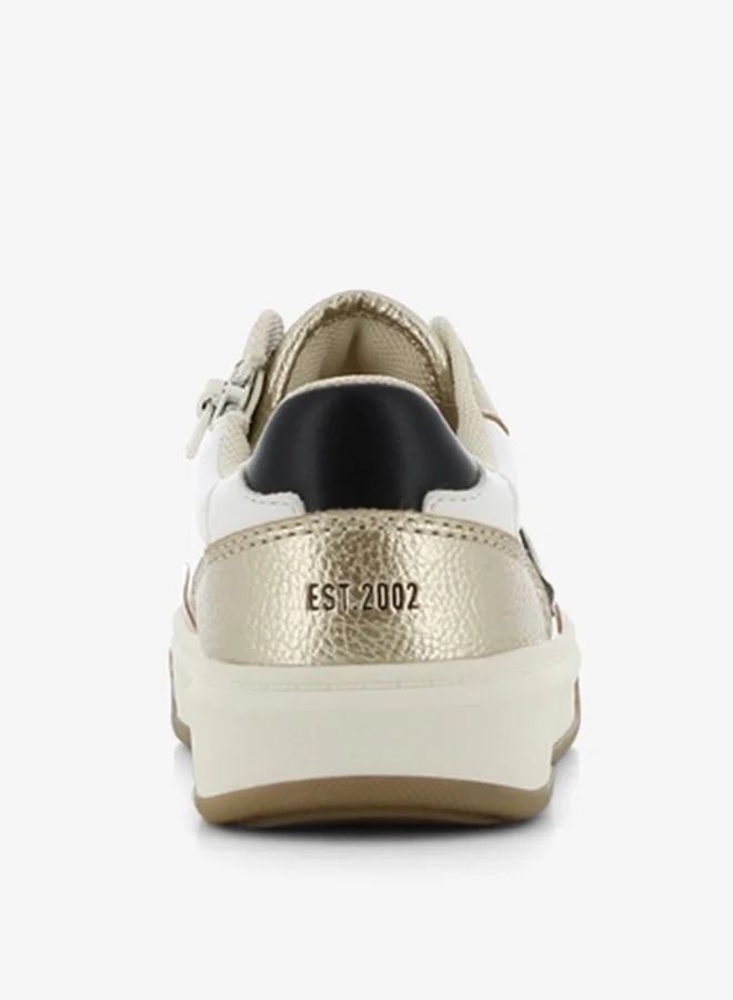 SJ Safety Jogger Girls' Panelled Lace-Up Sneakers