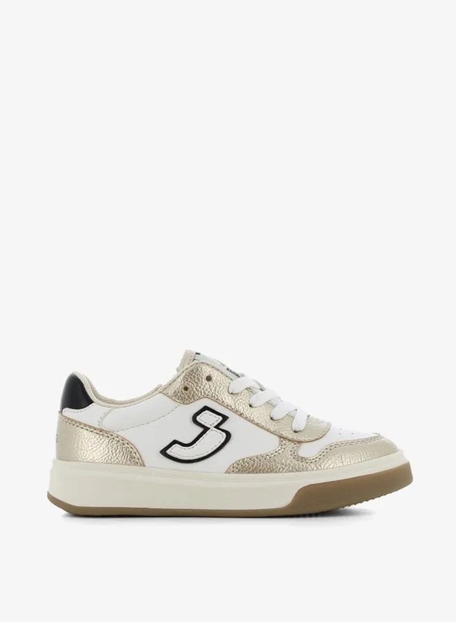 SJ Safety Jogger Girls' Panelled Lace-Up Sneakers