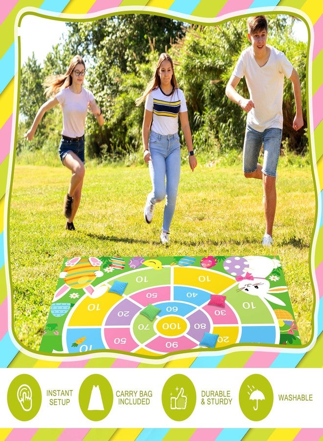 Arrowbash Giant Easter Bean Bag Toss Game 4.9ft Large Festival Outdoor Lawn Yard Camping Field Day Games for Family Backyard Halloween Fall Thanksgiving Valentine Easter Carnival Party Gift - Image 3