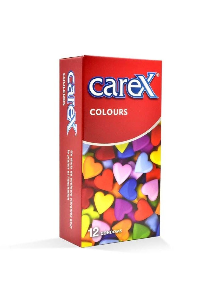 Carex Condoms Colours 12S