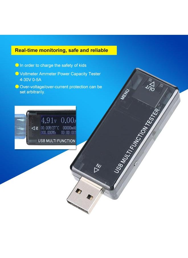 Thoraya LCD USB Detector Current Voltage Meter Battery Capacity Power Tester Voltmeter Ammeter  - Image 3