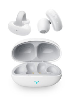 KASTWAVE Open Ear Bluetooth 5.3 Headphones - Wireless Earbuds with Mic, LED Display, Immersive Stereo Sound, Clear Calls, 55-Hour Playback, Lightweight Ear-Hook Headphones for Running and Gym  - Image 1