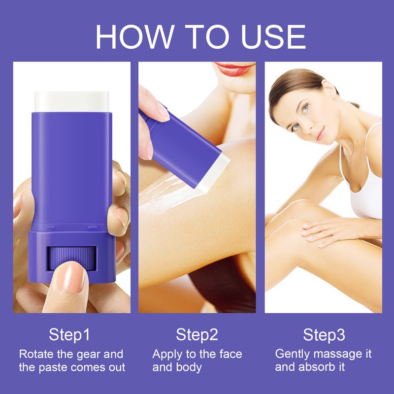 Danliss Sunscreen Face & Body Stick SPF 40, Waterproof, Sweat Resistant, 4-in-1    Protection - Image 4
