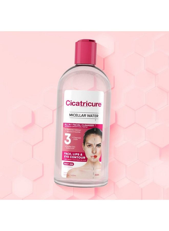 CICATRICURE مياه ميكلاير منظف وجه 13.5 أونصة  - Image 4
