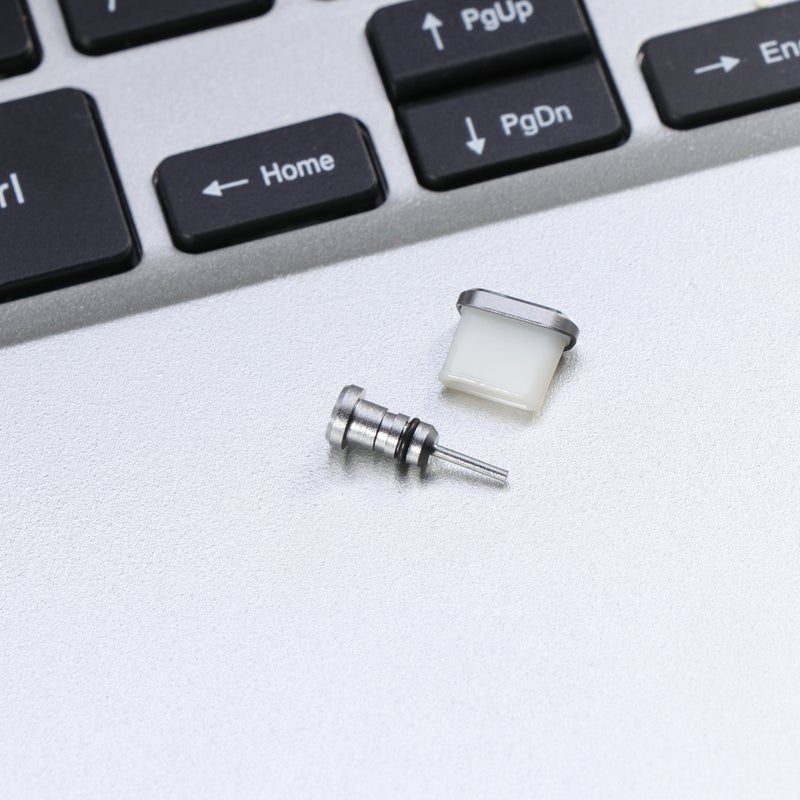 4 pcs / Set 3.5mm Earphone Jack Plug And USB Type Plug for / 5S/ / P9/ / / / / (Grey) - Image 2