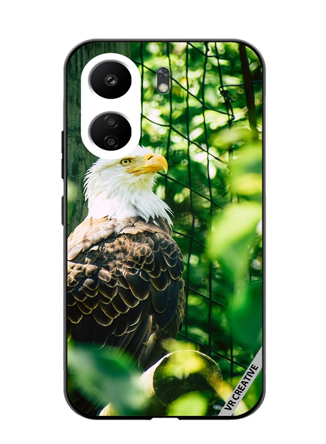 VR CREATIVE Protective Case Cover For Xiaomi Redmi 13C Mighty Eagle Design Multicolour - Image 1