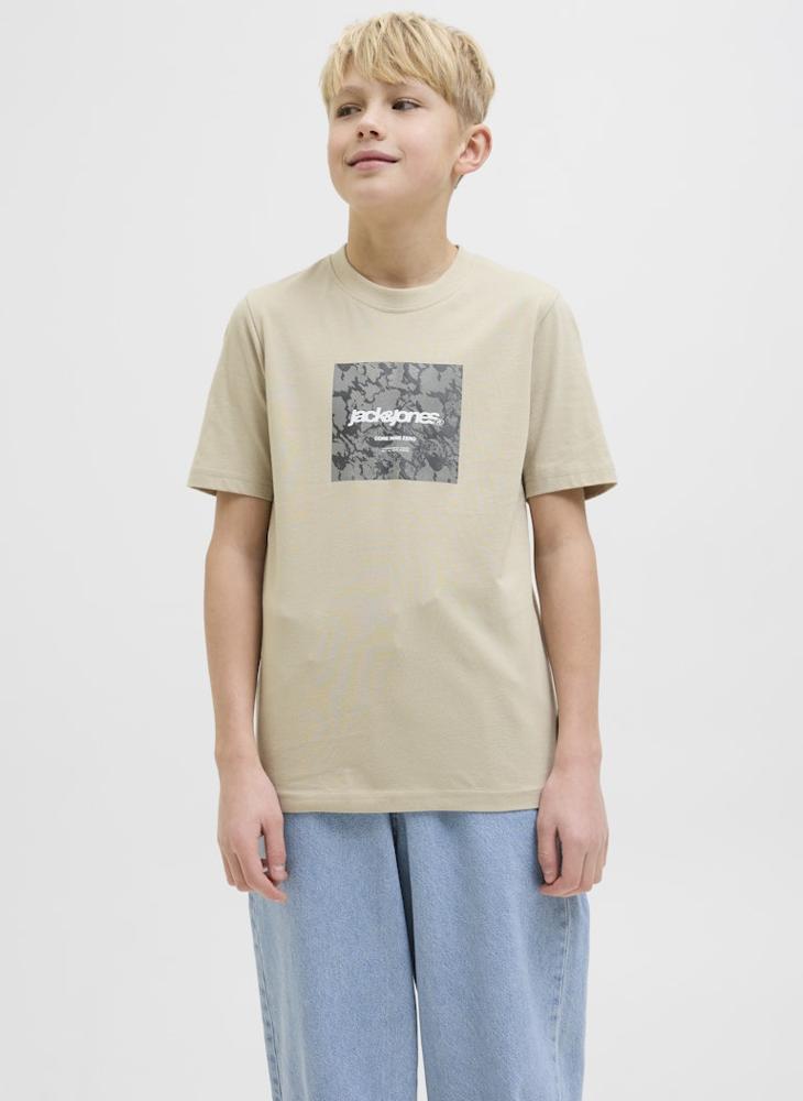 Jack & Jones Junior - Kids Logo Crew Neck T-Shirt - Image 1