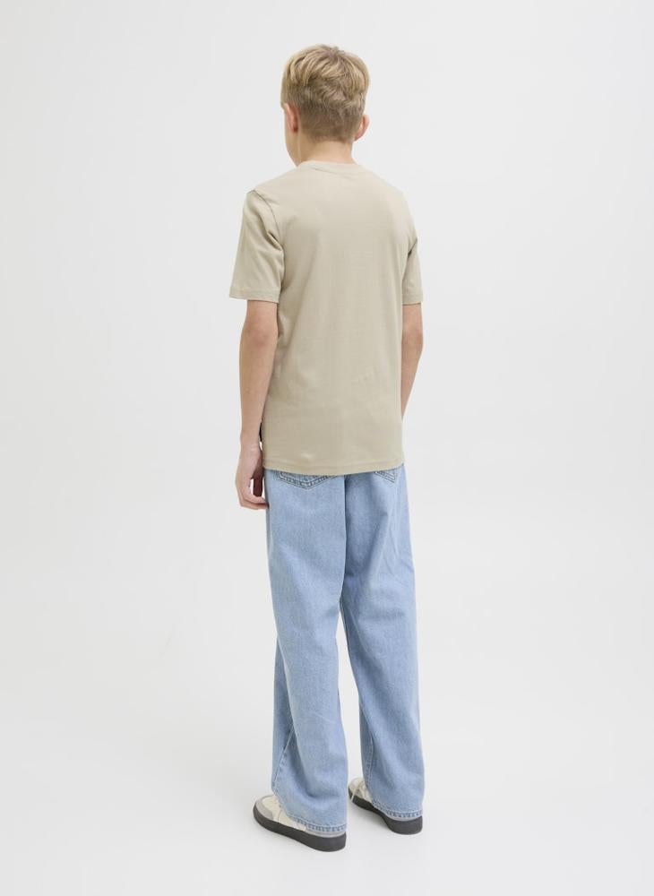 Jack & Jones Junior - Kids Logo Crew Neck T-Shirt - Image 1