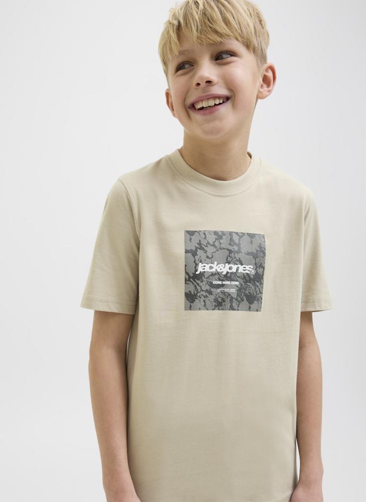 Jack & Jones Junior - Kids Logo Crew Neck T-Shirt - Image 1