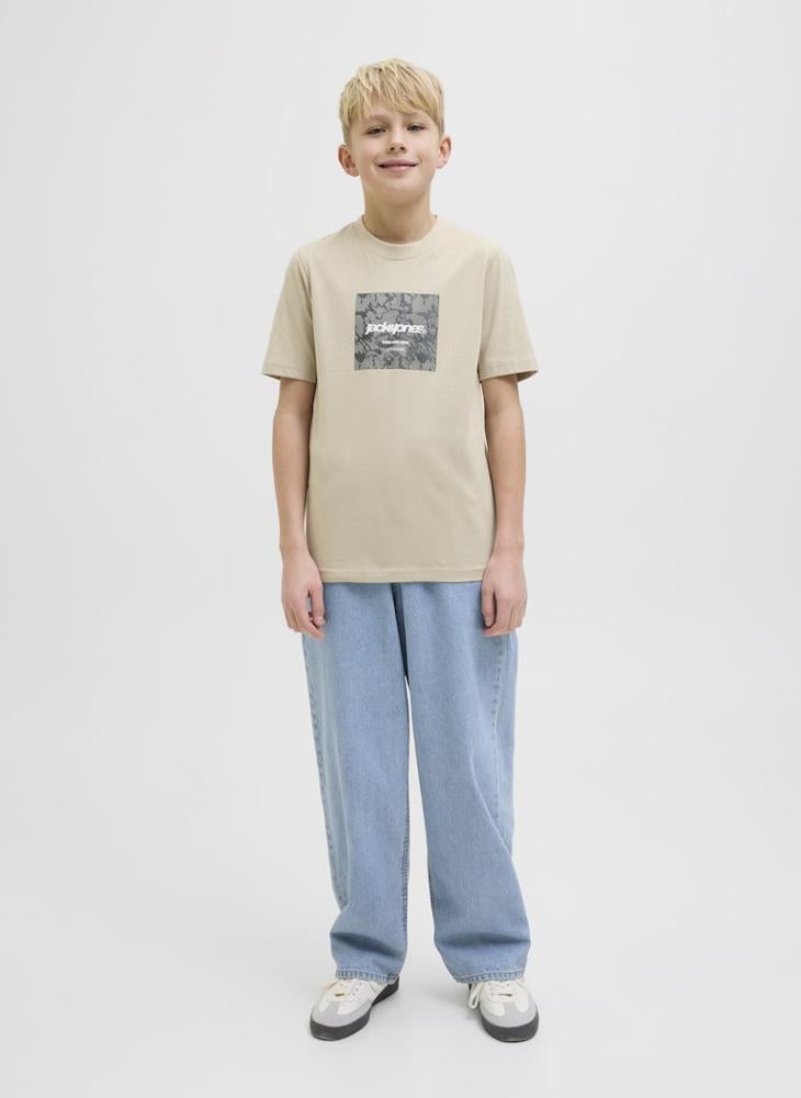 Jack & Jones Junior - Kids Logo Crew Neck T-Shirt - Image 1