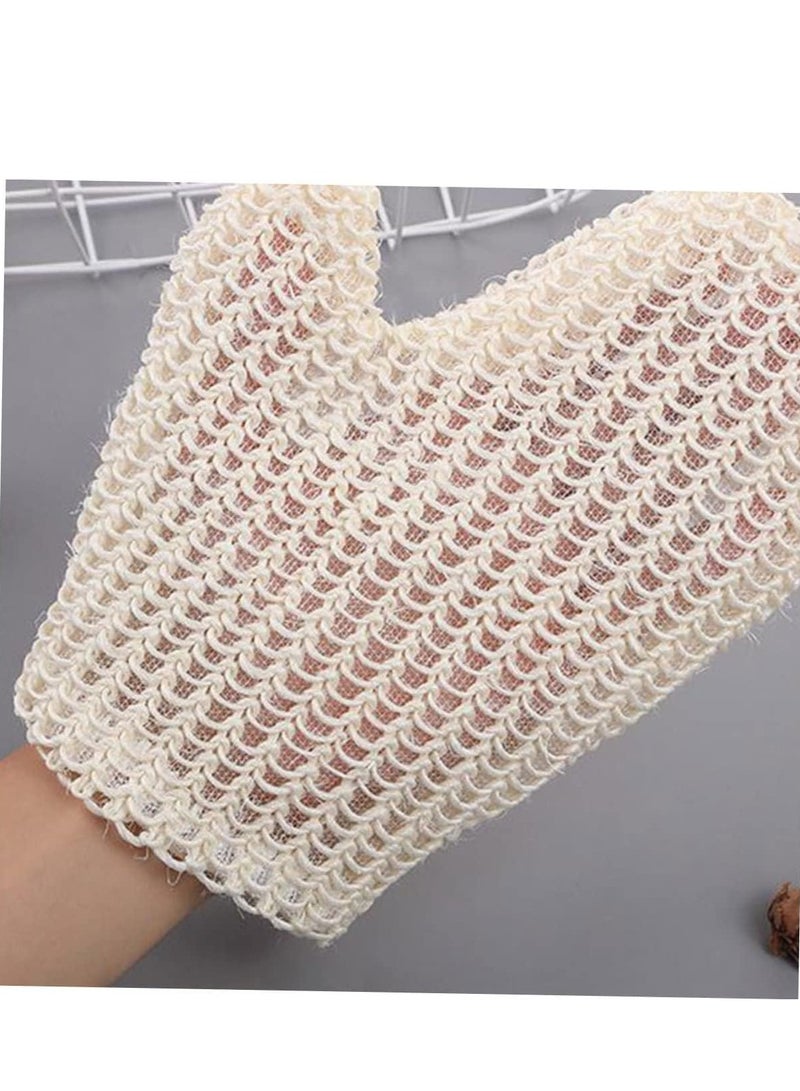 Loquat Silicone Exfoliating Bath Gloves 2pcs Comfortable Shower Spa Mitts Body Scrubbers for Massage and Cleansing - Image 5
