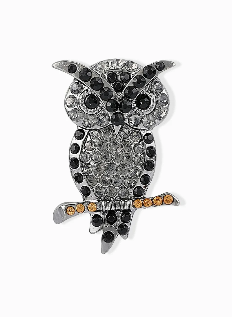 Ginger Owl Brooch
