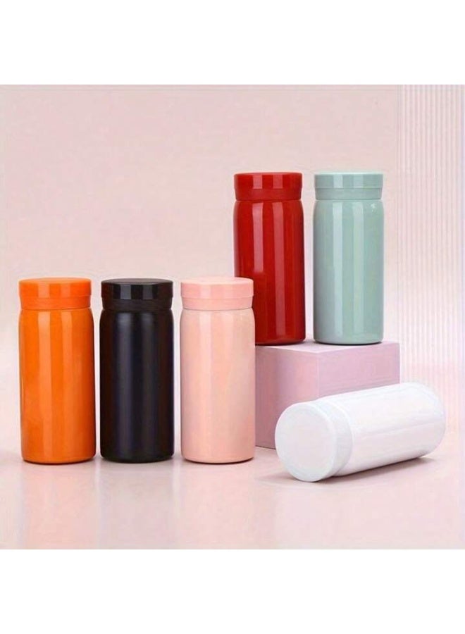 زجاجة مياه حرارية من الستانلس ستيل معزولة – قارورة مانعة للتسرب للمشروبات الساخنة والباردة بجدار مزدوج، زجاجة قابلة لإعادة الاستخدام مناسبة للمكتب والمدرسة والسفر والرياضة والأنشطة الخارجية – ألوان عصرية متعددة - Image 1