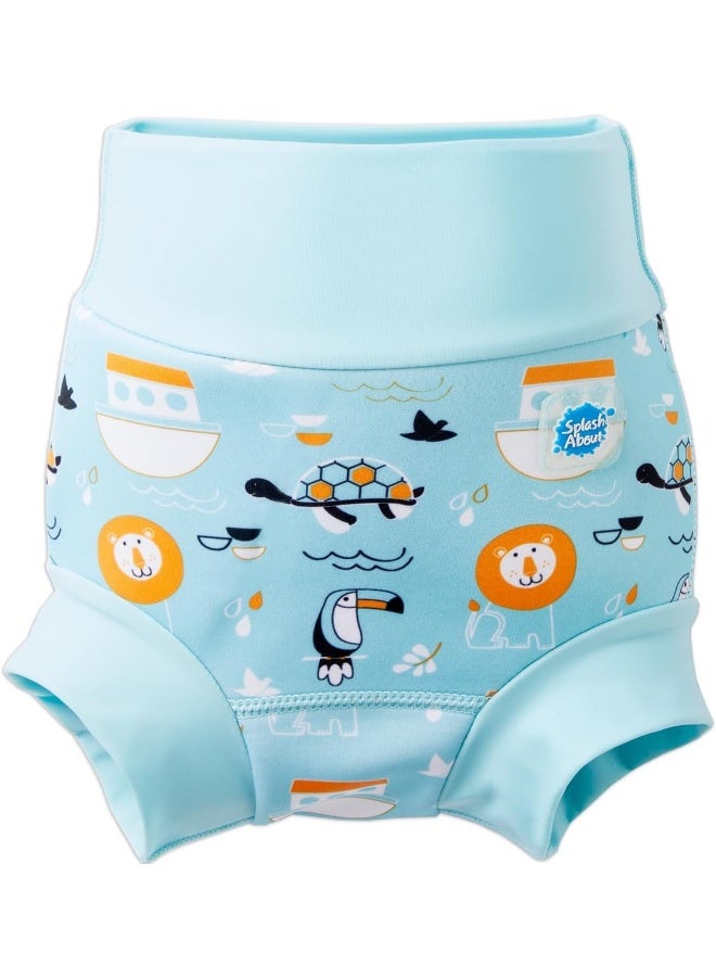 Splash About Happy Nappy Reusable Swim Diaper, Noah's Ark, 6-12 Months - Image 2