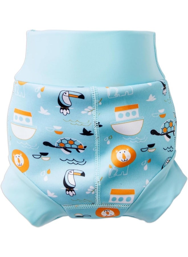 Splash About Happy Nappy Reusable Swim Diaper, Noah's Ark, 6-12 Months - Image 3