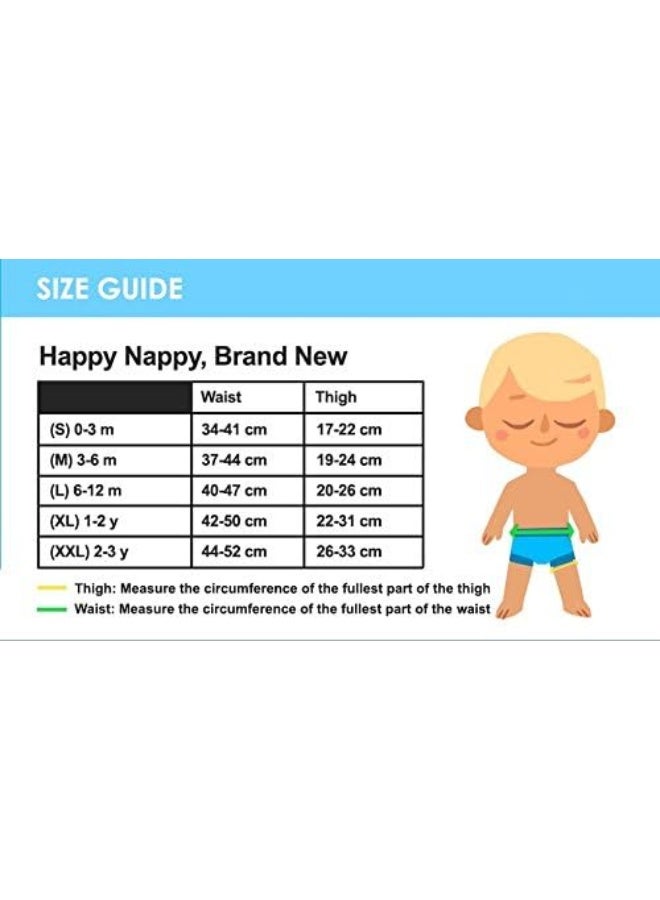 Splash About Happy Nappy Reusable Swim Diaper, Noah's Ark, 6-12 Months - Image 4