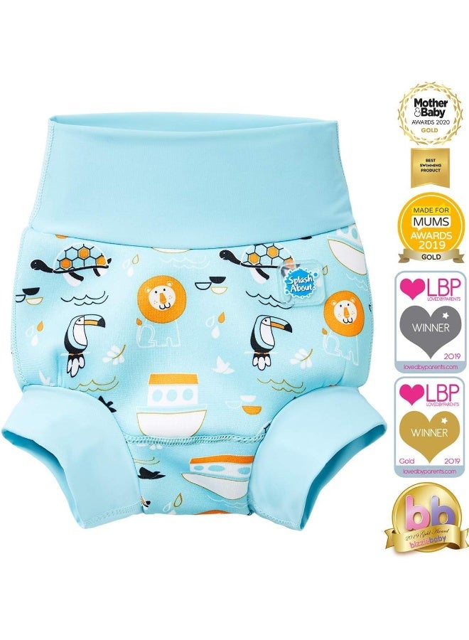 Splash About Happy Nappy Reusable Swim Diaper, Noah's Ark, 6-12 Months - Image 5