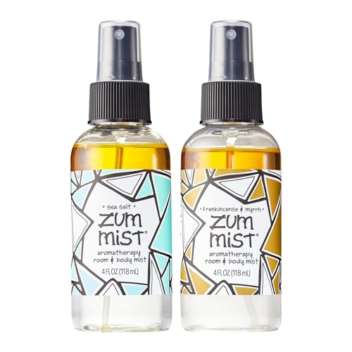 Indigo Wild Zum Mist Frankincense & Myrrh and Sea Salt Mist Body Spray 4 fl. oz. each, 2 Pack - Image 1