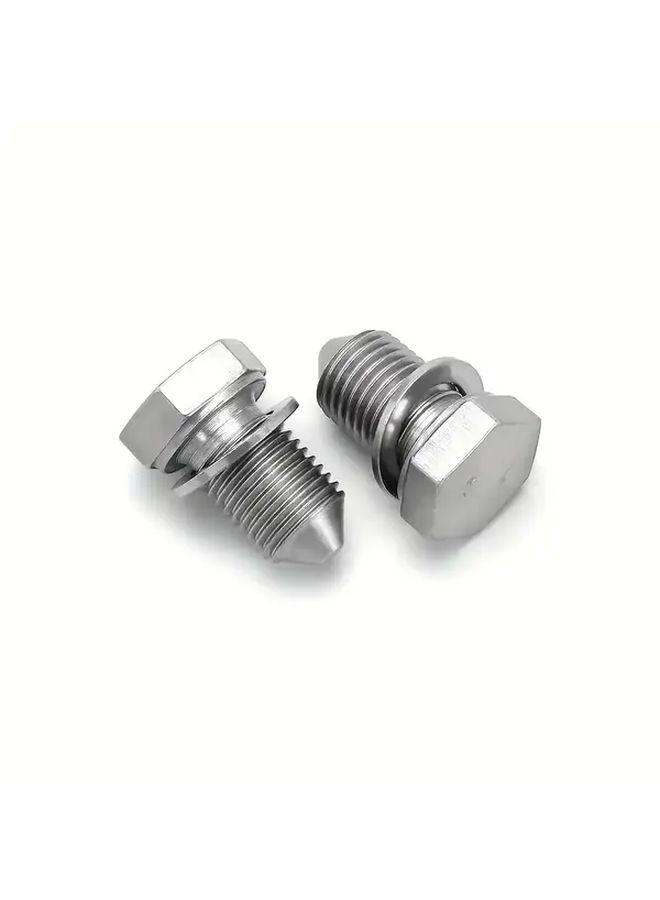 A Set Of 10 Oil Pan Drain Screws For Skoda Octavia Rapid Superb Kodiaq Yeti Models - Image 4