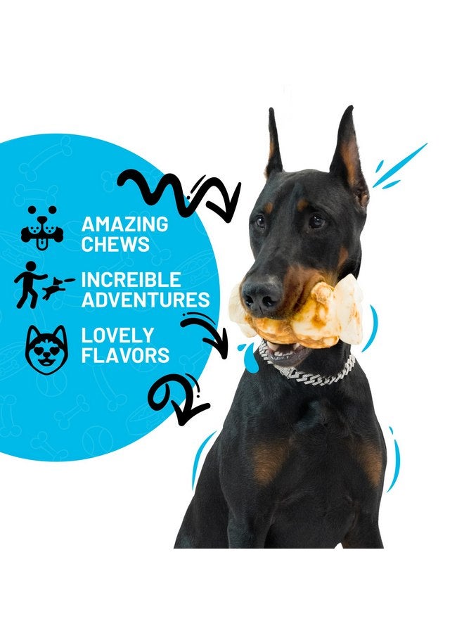 Sitka Farms Cheek Rolls Chicken Breast Basted 5-6" - 10 Count - Extra Thick Dog Chew Toy No Rawhide - 100% Natural Long Lasting Dog Toy - Healthy Teeth and Gums for Small Medium and Large Dogs - Image 4
