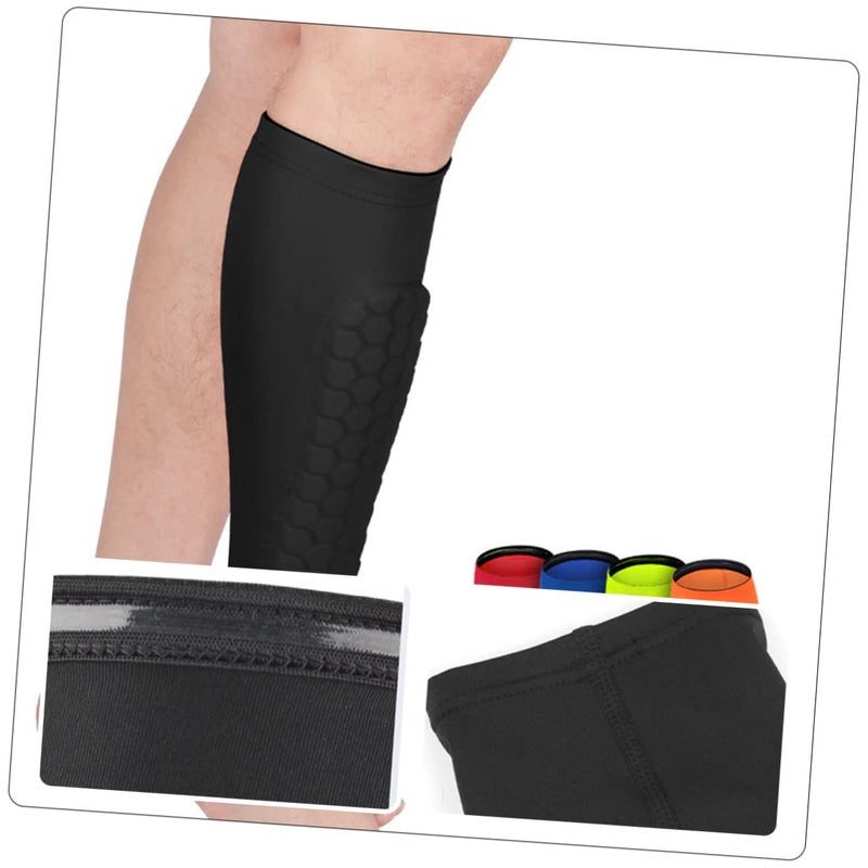 Black Calf Compression Sleeve For Sports Running Basketball Football Leg Support Injury Prevention - Image 3