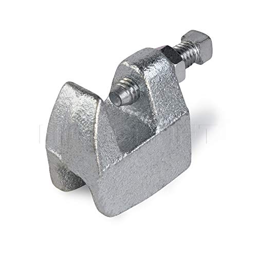 Highcraft DMCT-HF38-10 Junior Beam Clamp- Wall Ceiling Mount Vertical Piping Support- Clamp for Copper, Steel, PVC Tubing, 3/8 in., Electro Galvanized Steel (10 Pack) - Image 3