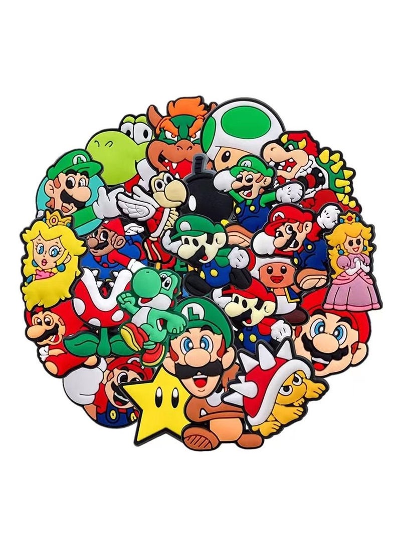 KASTWAVE Shoe Decoration Charms 58PPcs Assorted Different Shoe Charm for Crocs Charm for Hole Hole Shoe Buckle Party Favors ​Mini Charm Bracelet Wristband Decoration for Men Women Kid - Image 2