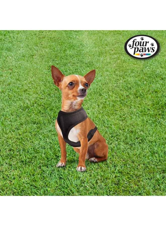 Four Paws Walk-About Comfort Control No-Pull Harness for Dogs, Adjustable Soft Padded Breathable Air Mesh Dog Vest for Walking, Black, Small - Image 3