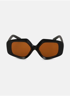 Haute Sauce Polarized Full Rim Rectangle Sunglasses For Women  - Image 1