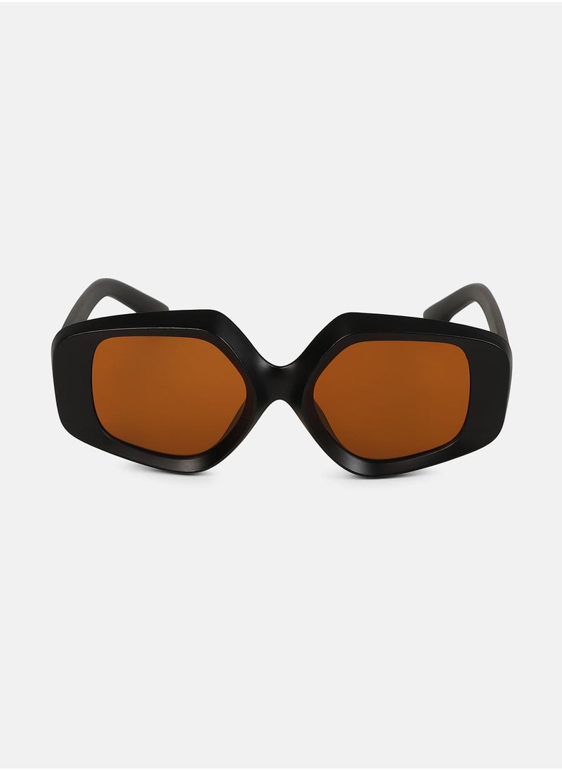 Haute Sauce - Polarized Full Rim Rectangle Sunglasses For Women - Image 1