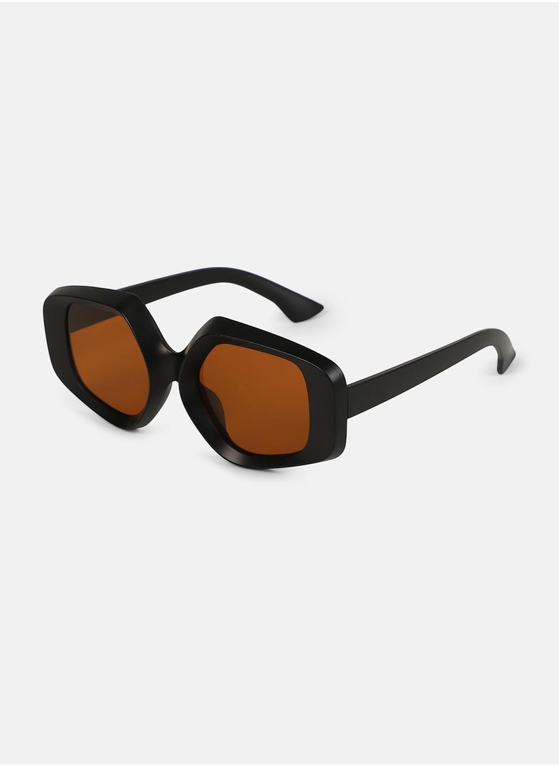 Haute Sauce - Polarized Full Rim Rectangle Sunglasses For Women - Image 1