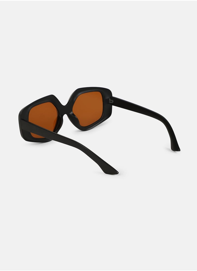 Haute Sauce - Polarized Full Rim Rectangle Sunglasses For Women - Image 1
