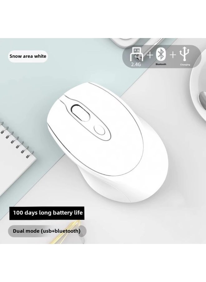 YUSHEDA Wireless Mouse For Girls Office Quiet Silent Charging For Asus HP Lenovo Dell Computer-Specifications: Dual Mode + Charging Battery Life 100 Days  - Image 1