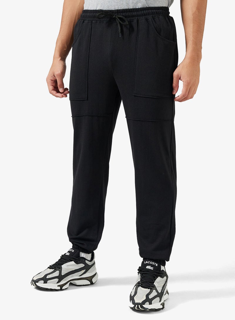 سفنتي فايف بيسيكس بنطلون رياضي بخصر مطاطي وتفاصيل جانبية - Image 1