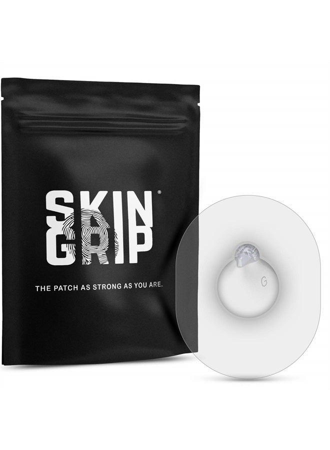 SKIN GRIP CGM Patches for Medtronic Guardian (20-Pack), Waterproof & Sweatproof for 10-14 Days, Pre-Cut Adhesive Tape, Continuous Glucose Monitor Protection (Clear) - Image 1