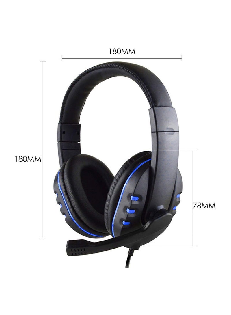 Gaming Headphone Surround Sound Capable Lightweight Frame Bendable Cardioid Microphone For PC And PS4  - Image 3