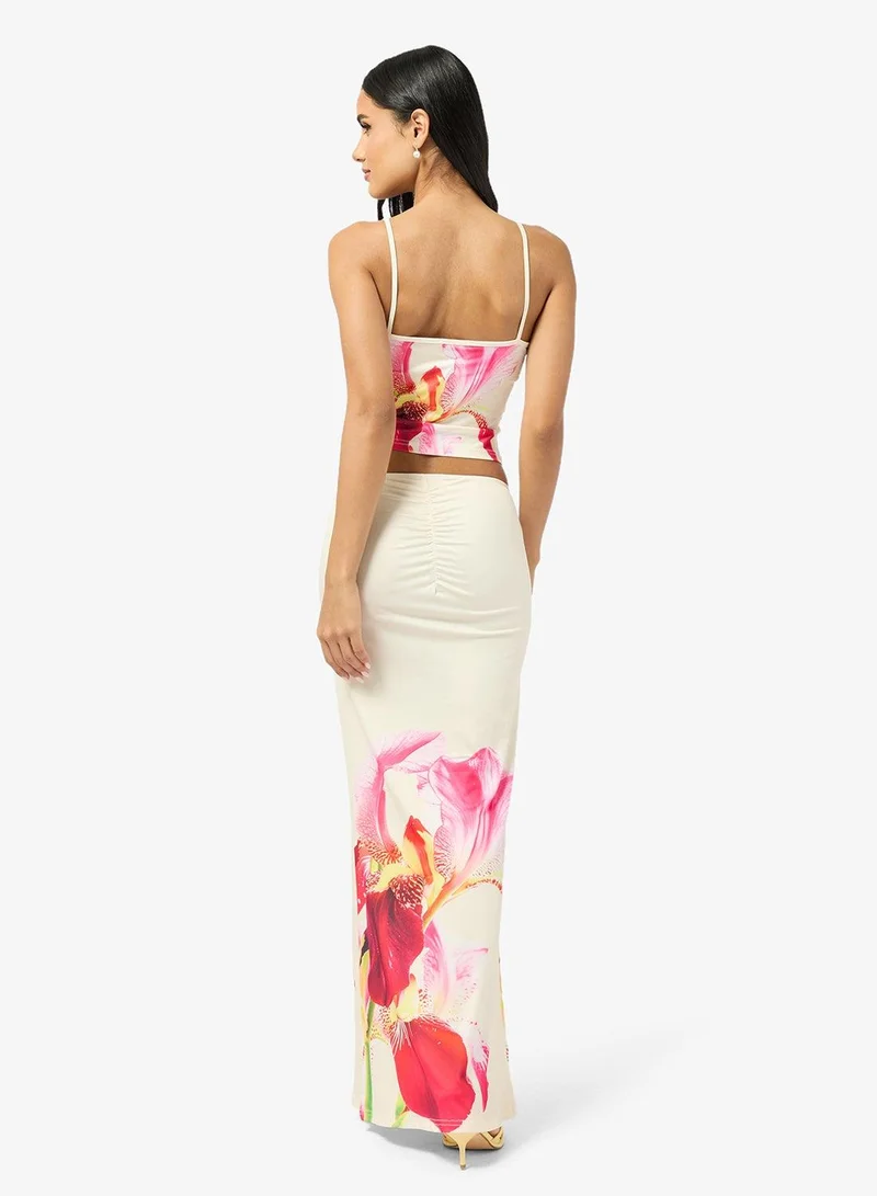 Ginger Floral Tank Top & Maxi Skirt Coord Set