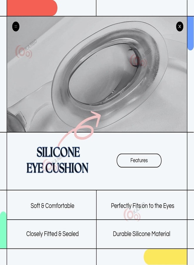 KARBD Swimming Goggles Kids Size with Anti Fog UV Protection Glasses - Kiddos, Red Solid - Image 5