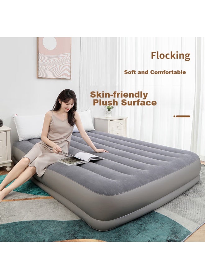 Intex Built-in Electric Pump Usb Port Inflatable Single-person Air Mattress For Home Use, Portable Automatic Inflation 64112 With 1 Pillow - Image 3