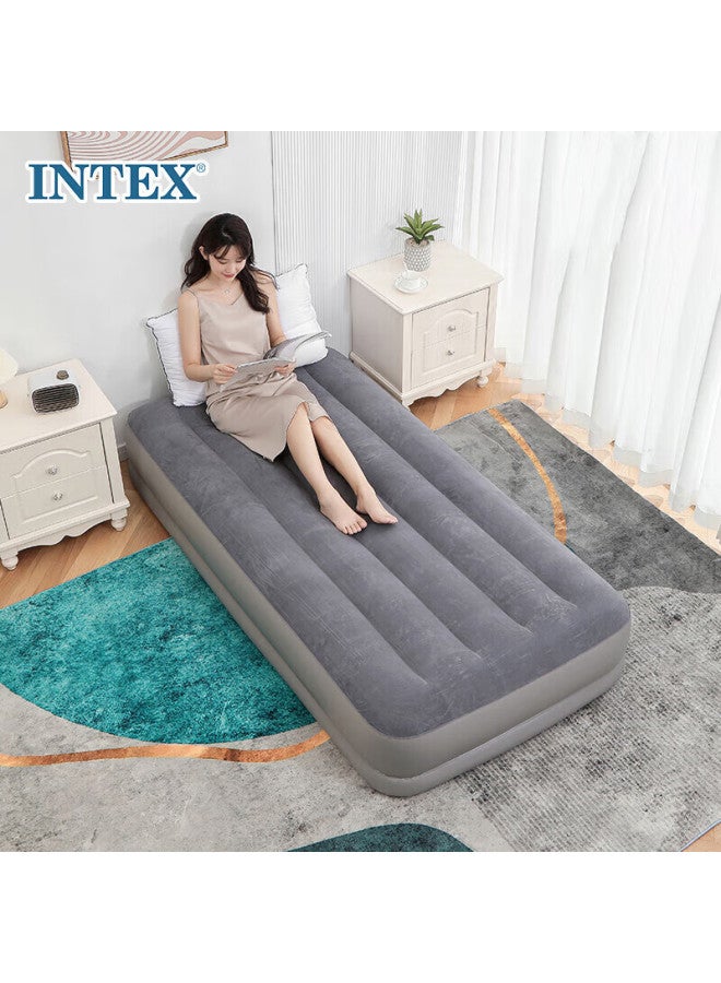 Intex Built-in Electric Pump Usb Port Inflatable Single-person Air Mattress For Home Use, Portable Automatic Inflation 64112 With 1 Pillow - Image 2